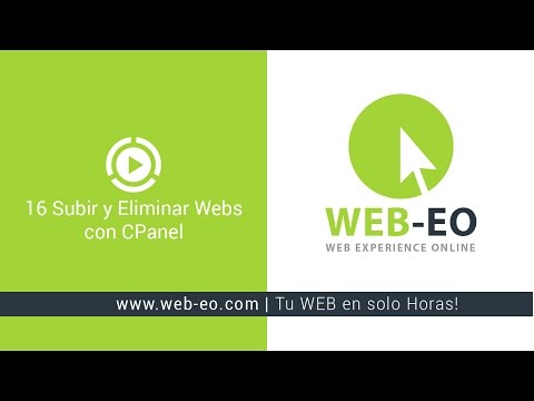 16 Subir y Eliminar Webs con CPanel