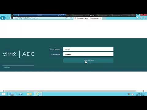 Citrix Netscaler- How to login to Netscaler and manage various features