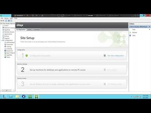 Citrix Site Creation | Citrix Virtual apps and desktops creation | 7.15 | How to create a Site |