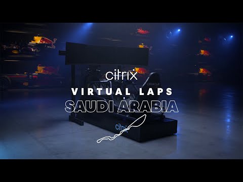 ​ @Citrix Virtual Lap | Max Verstappen Laps The Jeddah Corniche Circuit