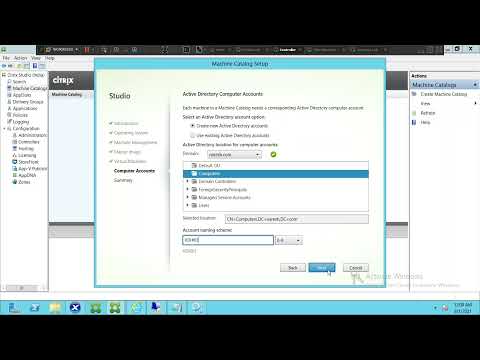 Citrix Xendesktop | Creating Machine Catalog | Virtual apps and desktops |