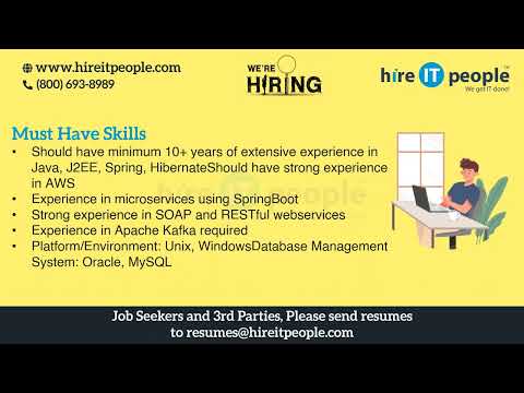 Cloud Platform Jobs | Amazon Webservices(AWS) Jobs | Job ID: 36968 |
