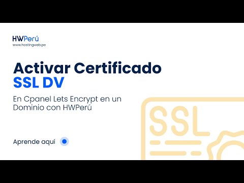 ¿Cómo activar certificado SSL en Cpanel Lets Encrypt?