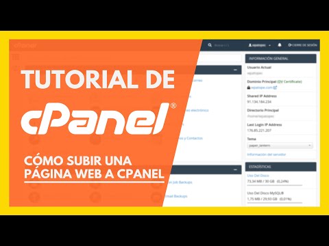 Cómo subir una página web a cPanel ✅ Tutorial en español 2022