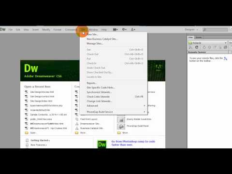 cPanel FTP Login Demo For Dreamweaver HTML Editor Access