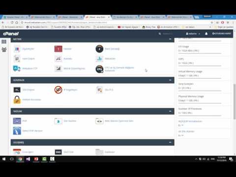 Cpanel Kullanımı