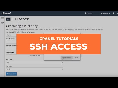 cPanel Tutorials – SSH Access