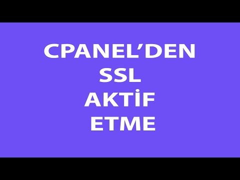Cpanel'den .Htaccess SSL Aktif Etme Kodu