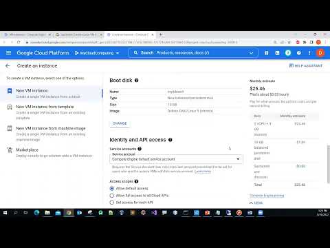 Create and delete a Debian9 Linux VM (Virtual Machine) on Google Cloud