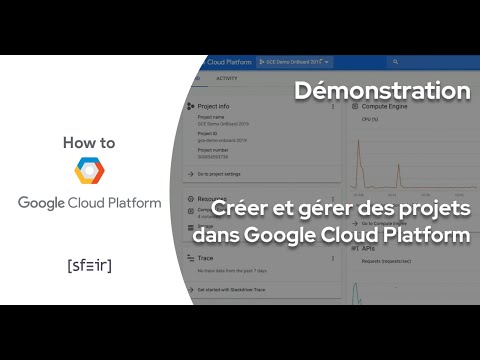 Créer et gérer des projets dans Google Cloud Platform – Démonstration Google Cloud Platform