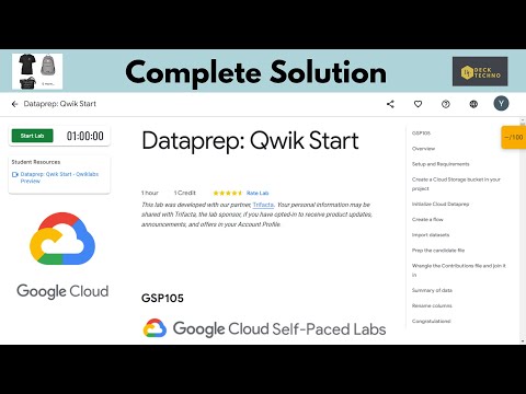 Dataprep: Qwik Start | 30 days of Google Cloud