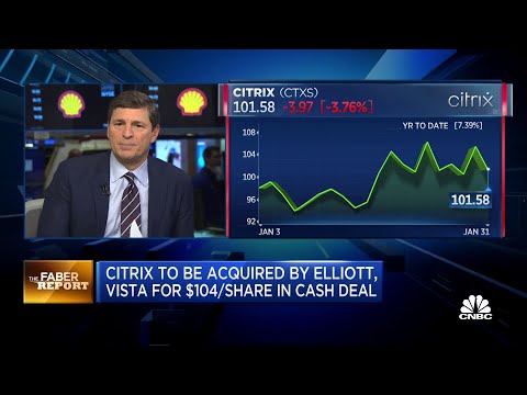 Elliott, Vista to acquire Citrix for $104 per share in cash