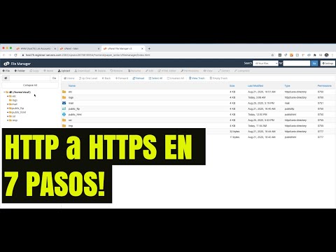 🔒 Cómo redireccionar de HTTP a HTTPS – Manualmente! | cPanel | – 7 Pasos! | NameCheap – Video 4