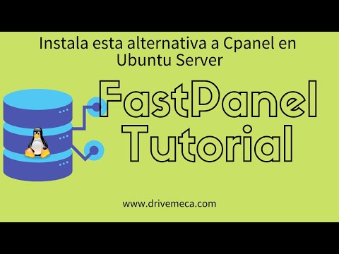 FastPanel Tutorial – Instala esta alternativa a Cpanel en Ubuntu Server – DIRECTO con DriveMeca
