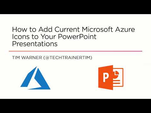 How to Add Current Microsoft Azure Icons to Your PowerPoint Presentations