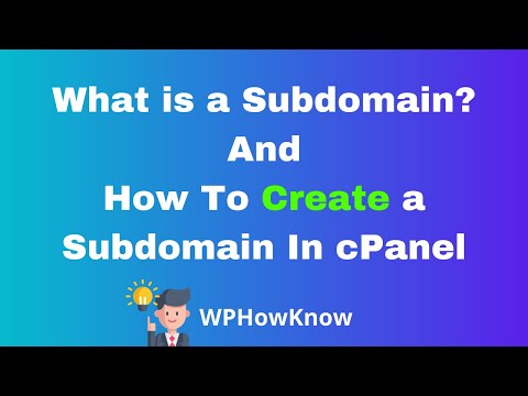 How to Create a Subdomain in cPanel | How to Create Subdomain in GoDaddy
