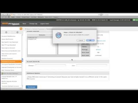 How to Delete a Domain in WHM cPanel