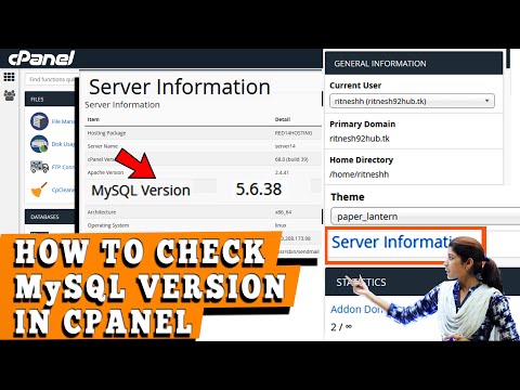 How to find MySQL version through cPanel interface? [EASY GUIDE]☑️