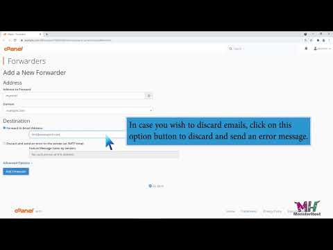 How to FORWARD an email to Gmail, Yahoo, or other email service providers in cPanel with MonsterHost