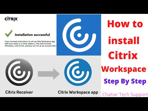 How to install Citrix workspace on windows 10 | How to add account in citrix workspace app #Citrix