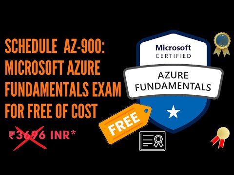 How to schedule  AZ-900: Microsoft Azure Fundamentals exam for free of cost || AZ-900 Certification