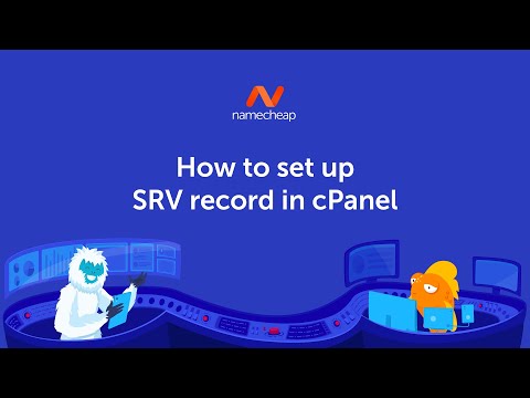 How to set up SRV record in cPanel