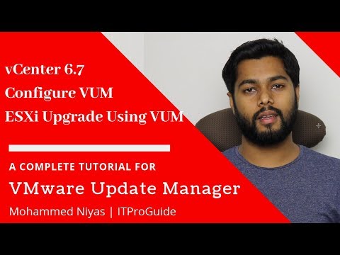 How to Upgrade ESXi Host using VMware update manager in  vCenter Appliance 6.7 – Full Demo