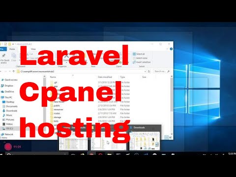 How to upload laravel to Cpanel