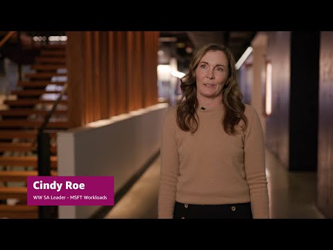 AWS MSFT Workloads team – Meet Cindy, Solutions Architect Leader- | Amazon Web Services