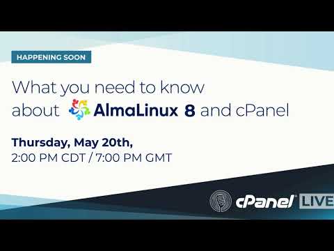 Join us tomorrow for cPanel LIVE and register now