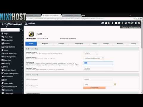 Installing GLPI with Softaculous in cPanel