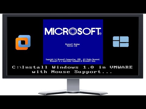 Installing Microsoft Windows 1.04 in VMware Workstation/Player