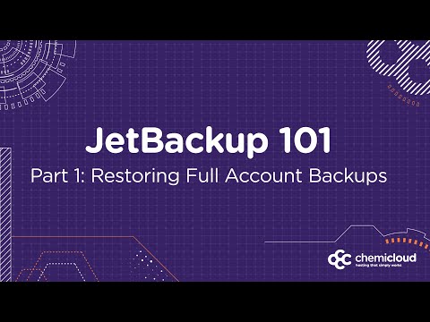 JetBackup 101 – How to Restore Full Account Backups in cPanel?
