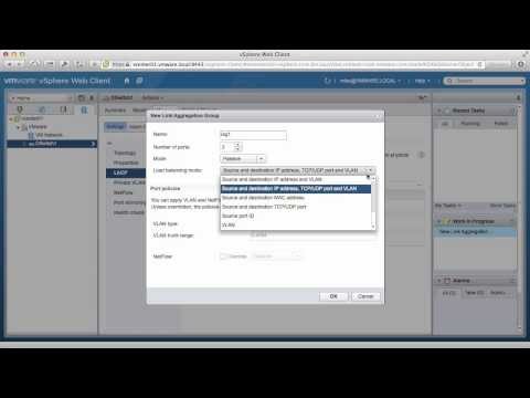 Link Aggregation Groups – VMware vSphere Distributed Switch