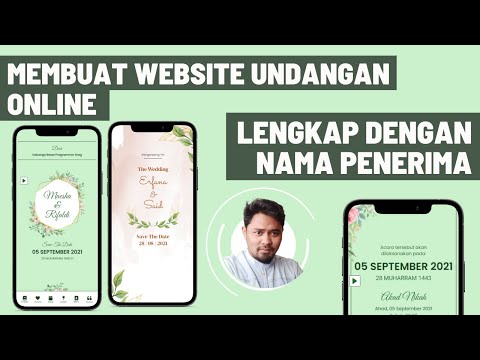 Membuat Website Undangan Online Lengkap dengan Nama Penerima