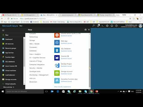Microsoft Azure phần  1 :Giao dien