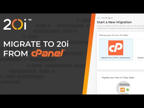 Migrate to 20i from cPanel