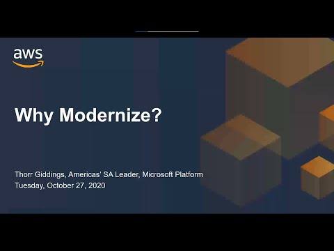 Modernizing Microsoft Workloads on AWS: Why modernize? | Amazon Web Services