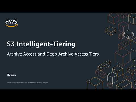 Optimizing costs with S3 Intelligent-Tiering – Demo | Amazon Web Services