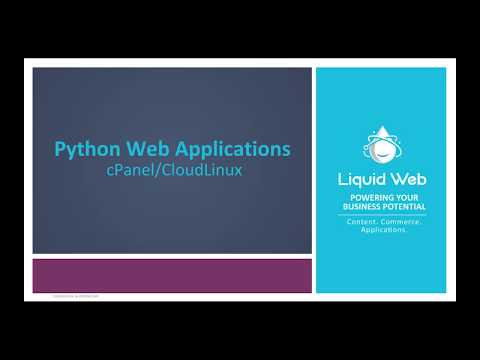 Python Web Applications in cPanel on CloudLinux