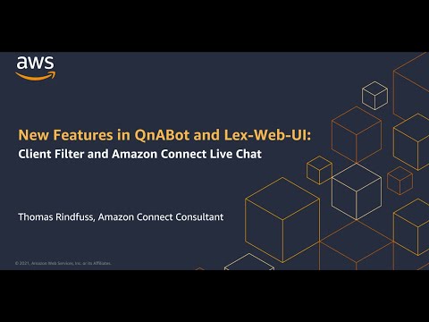 QnABot Client Filter and Amazon Connect Live Chat | Amazon Web Services
