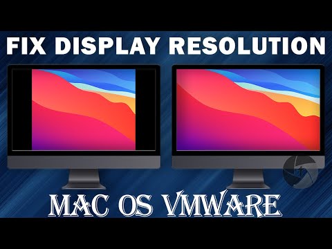 Resolution Fix Mac OS Big sur VMware | Screen Resolution 1920×1080 Mac OS VMware