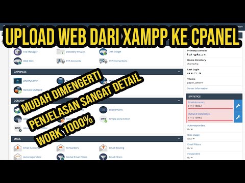 TUTORIAL CARA UPLOAD WEB DARI XAMPP KE HOSTING CPANEL – INDONESIAN NETWORK