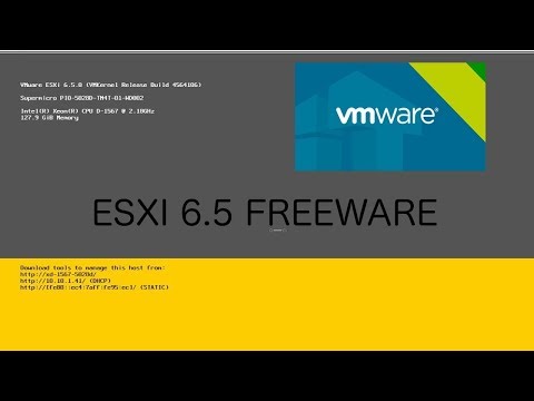 [VMWARE] – #35 Scaricare e installare Vmware ESXI 6.5 Freeware
