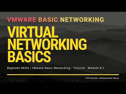 VMware Basic Networking – Virtual Networking Basics – Module 4 (Beginners)