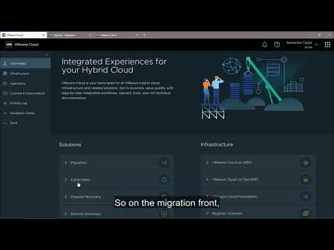 VMware Cloud And App Transformation: VMware Cloud Console Demo