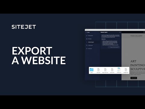 Sitejet – Export a Website