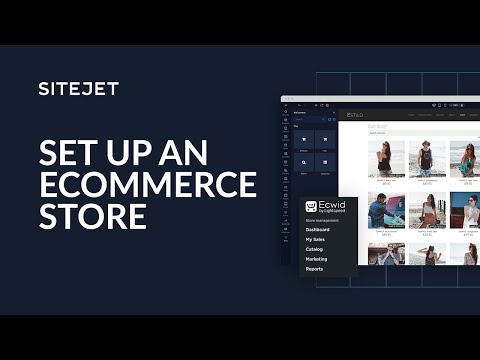 Sitejet – Set Up an eCommerce store