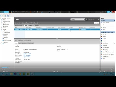 Troubleshooting – Citrix VDI unregistered