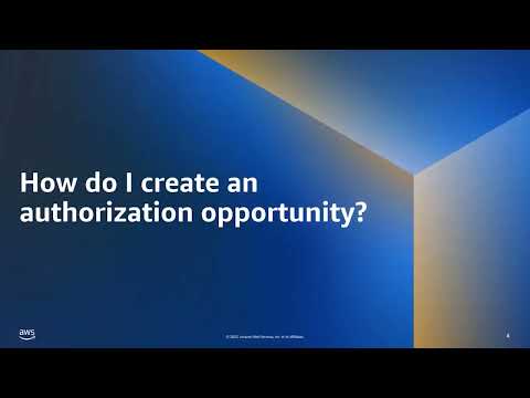 Authorizations Opportunities – ISV authorizes a CP to sell on AWS Marketplace